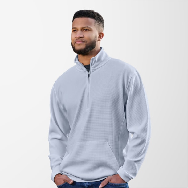 J. America Adult Quarter-Zip Maverick Pullover