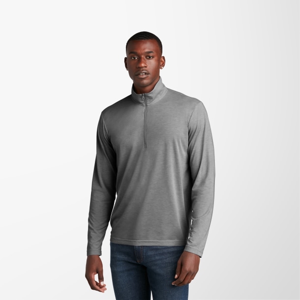 Sport-Tek® Men's Quarter-Zip Tri-Blend PosiCharge® Pullover
