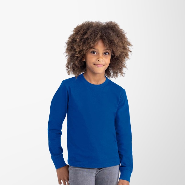 Next Level Youth Long-Sleeve Cotton T-Shirt