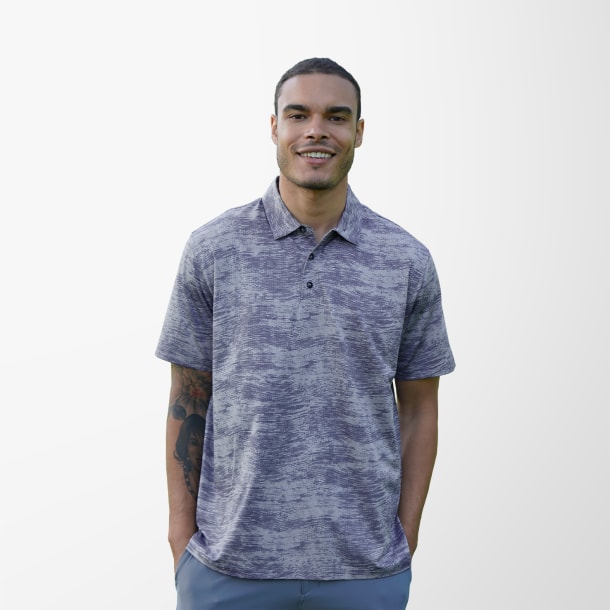 Vansport Men's Printed Pro Polo