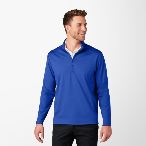 Port Authority® Men's Quarter-Zip Double Knit Pullover