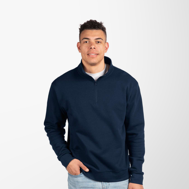 Next Level Men's Quarter-Zip Fleece Pullover