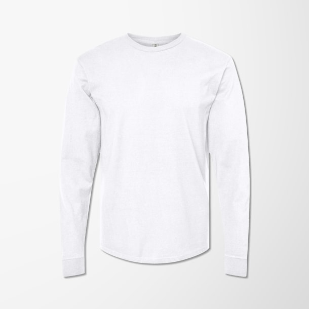 Adult Long-Sleeve Heavyweight Cotton T-Shirt