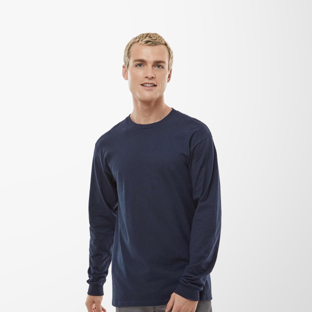 Adult Long-Sleeve Heavyweight Cotton T-Shirt