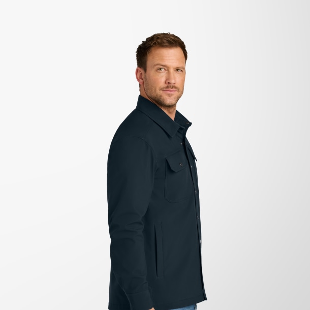 CornerStone® Men's Soft Shell Shirt Jacket