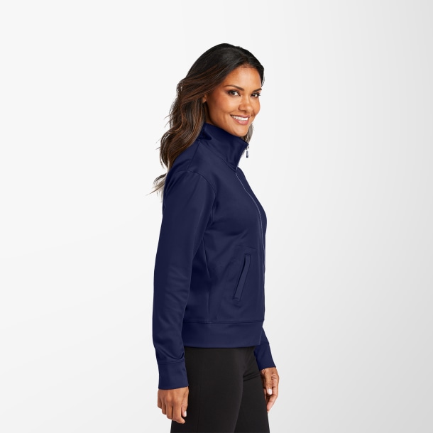 Port Authority® Women's Full-Zip Double Knit Sweatshirt