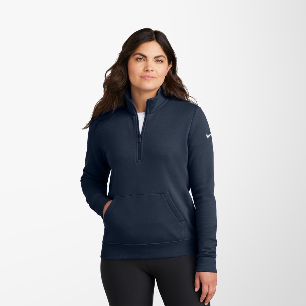 Nike Women's Half-Zip Fleece Club Pullover