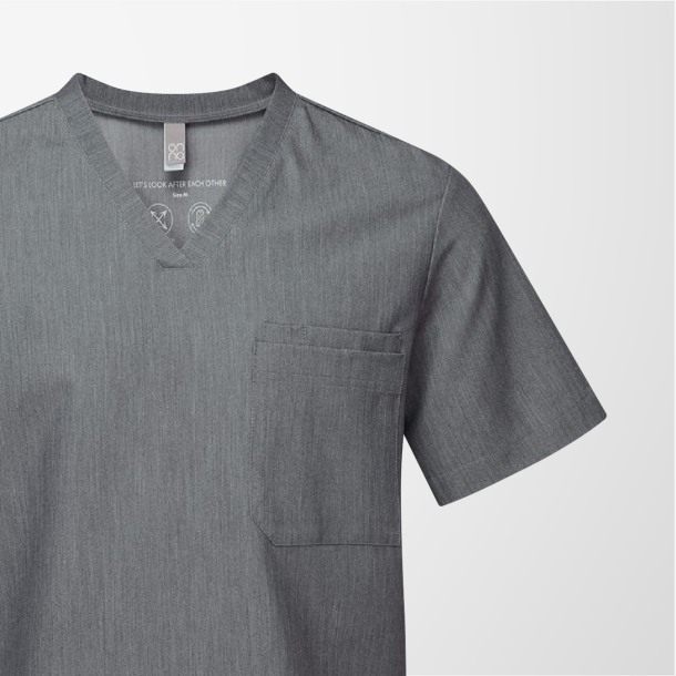 Onna Men's V-Neck Limitless Scrub Top