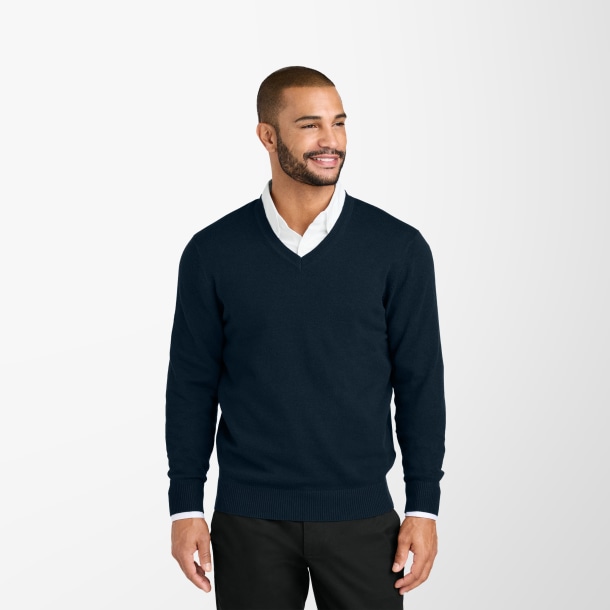 Port Authority® Men's V-Neck Easy Care Sweater