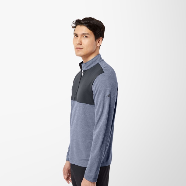 adidas® Men's Quarter-Zip Lightweight Pullover