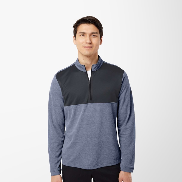 adidas® Men's Quarter-Zip Lightweight Pullover