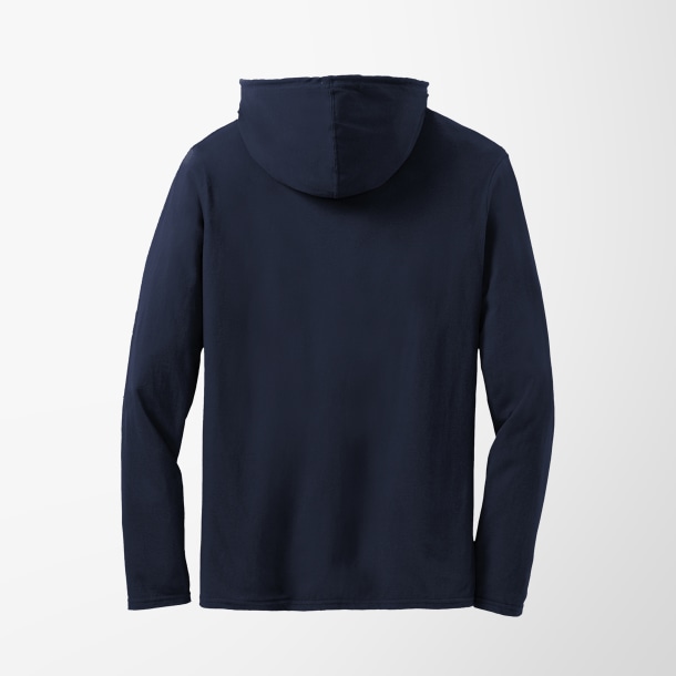 Gildan® Men's Long-Sleeve Cotton T-Shirt with Hood