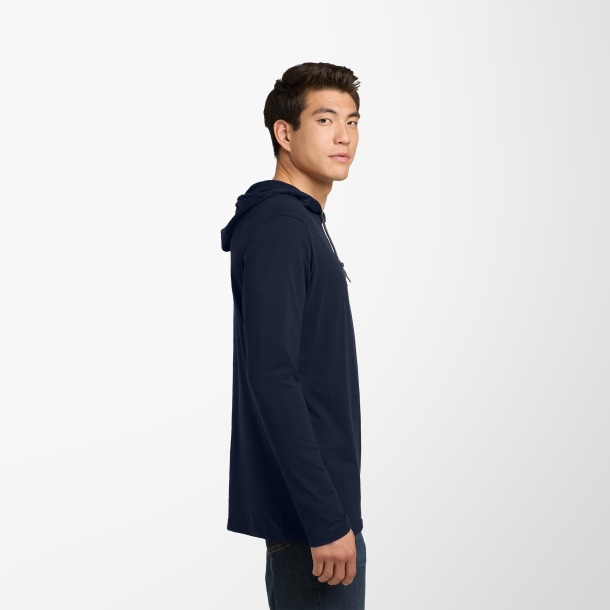 Gildan® Men's Long-Sleeve Cotton T-Shirt with Hood