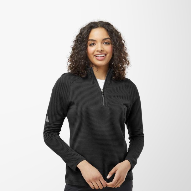 adidas® Women's Quarter-Zip Spacer Pullover