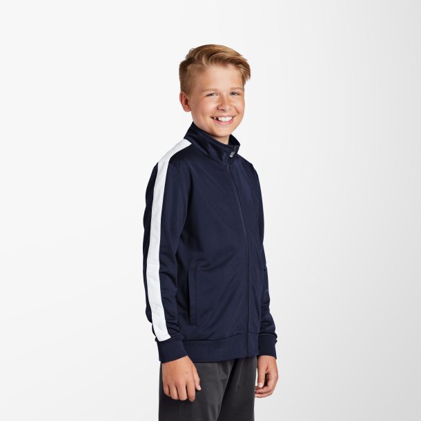 Sport-Tek® Youth Tricot Stripe Track Jacket