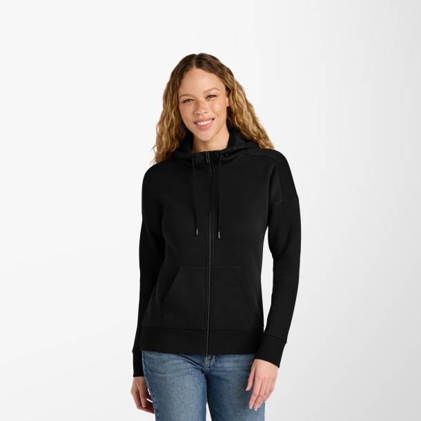 District Women's Full-Zip Fleece Perfect Weight® Hoodie
