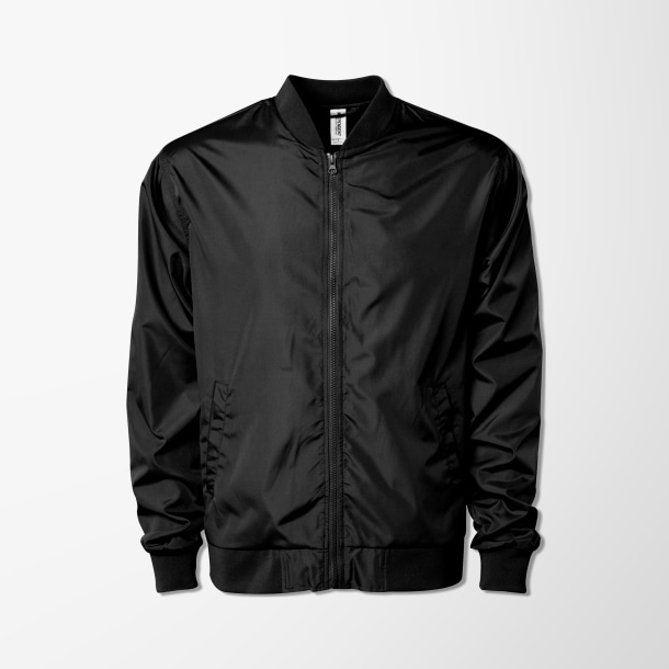 Independent Trading Co. Men's Lightweight Bomber Jacket