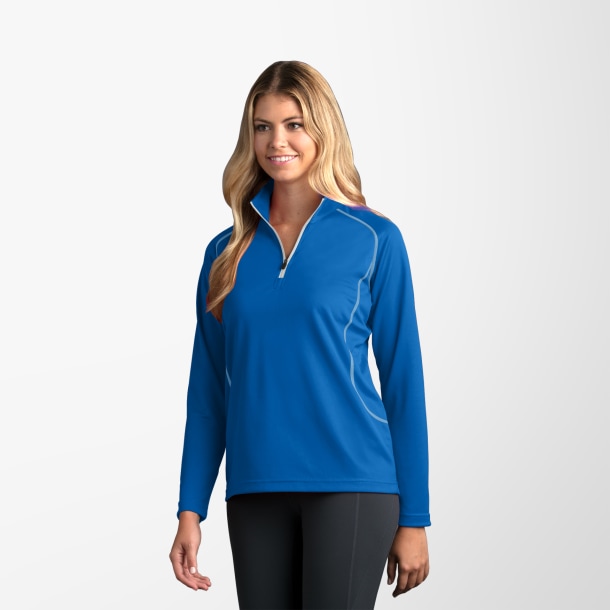 Vansport Women's Quarter-Zip Performance Pullover
