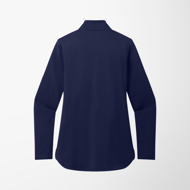 Port Authority® Women's Quarter-Zip Double Knit Pullover