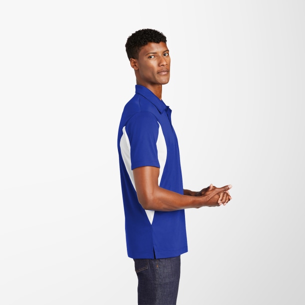 Sport-Tek® Side Blocked Micropique Sport-Wick® Polo
