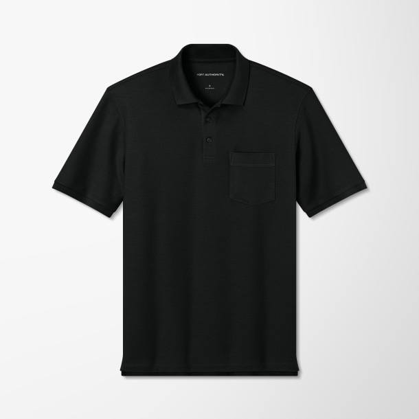 Port Authority® Tall Men's Pique Wearever Polo with Pocket