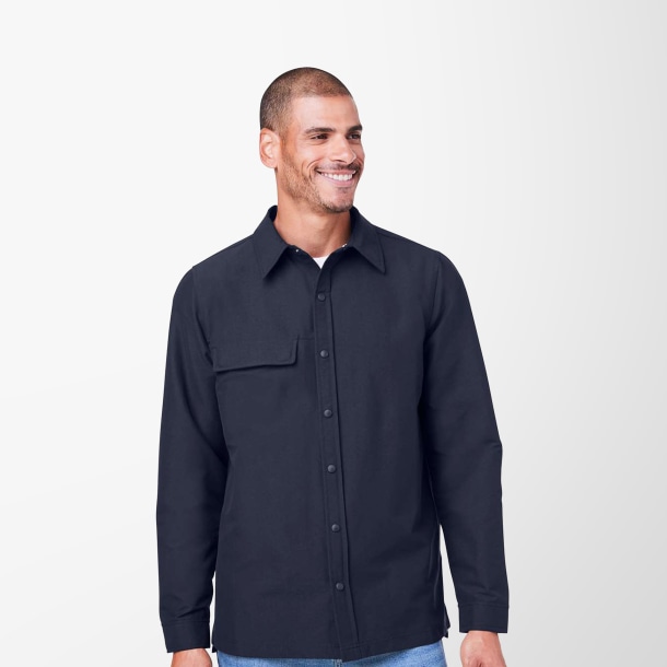 Harriton Adult Flex Twill Overshirt