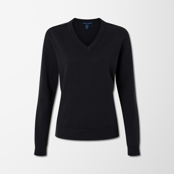 Devon & Jones Women's V-Neck New Classics Sweater