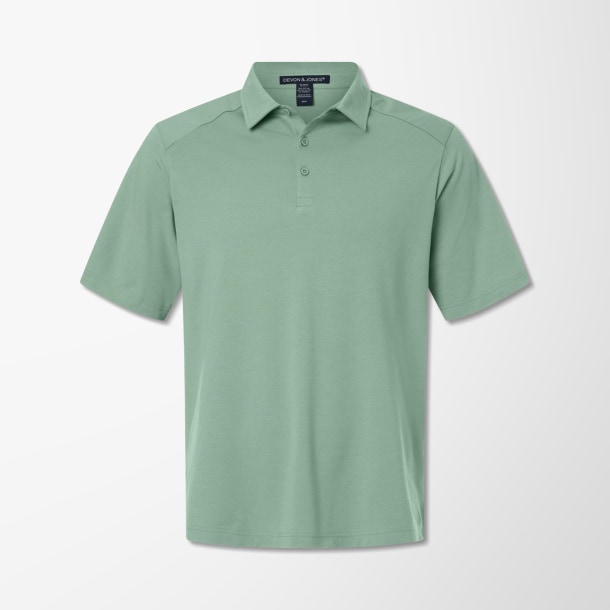 Devon & Jones Men's Pebbled Seaton Polo