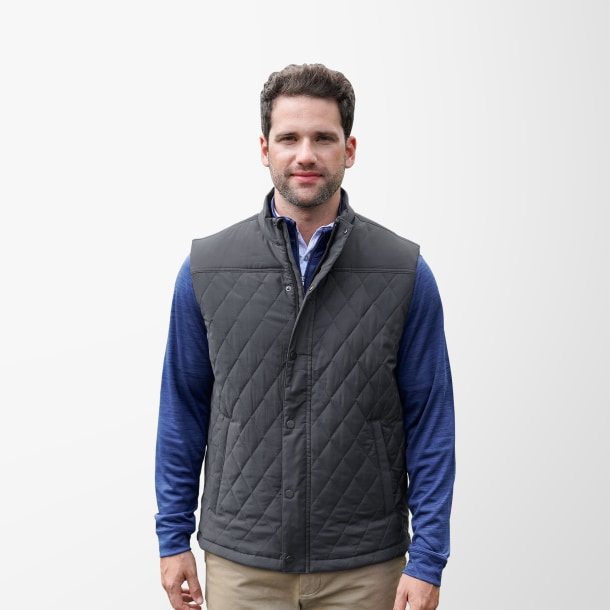 Greg Norman Men's Full-Zip Legacy Vest