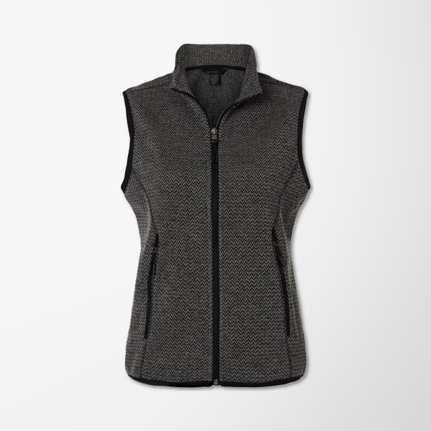 North End Women's Fleece Jasper Vest