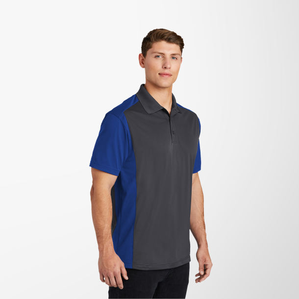 Sport-Tek® Colorblock Micropique Sport-Wick® Polo