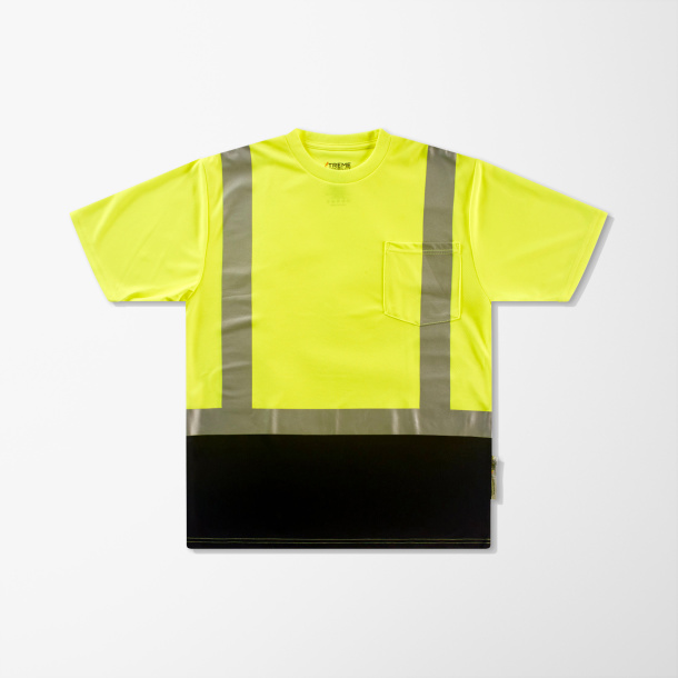 Xtreme Visibility™ Xtreme-Flex™ Black T-Shirt