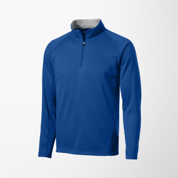 Sport-Tek® Men's Quarter-Zip Sport-Wick® Fleece Pullover
