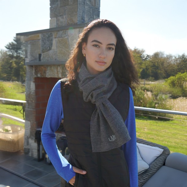 Vantage Glen-Plaid Scarf