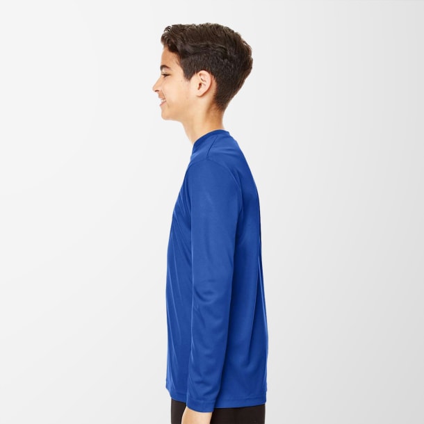 Team 365 Youth Long-Sleeve Performance Zone T-Shirt