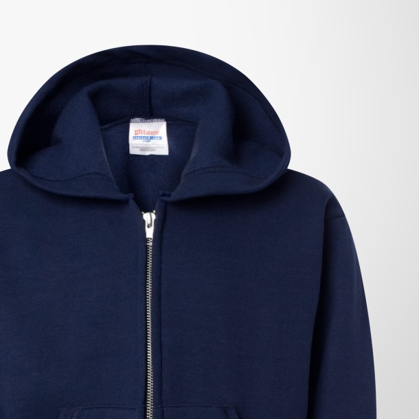 Hanes Youth Full-Zip EcoSmart® Youth Hoodie