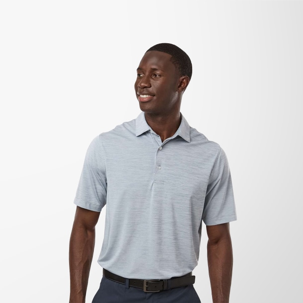 Paragon Men's Striped Bohemian Polo
