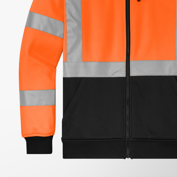 CornerStone® Adult Class 3 Full-Zip Fleece Hoodie