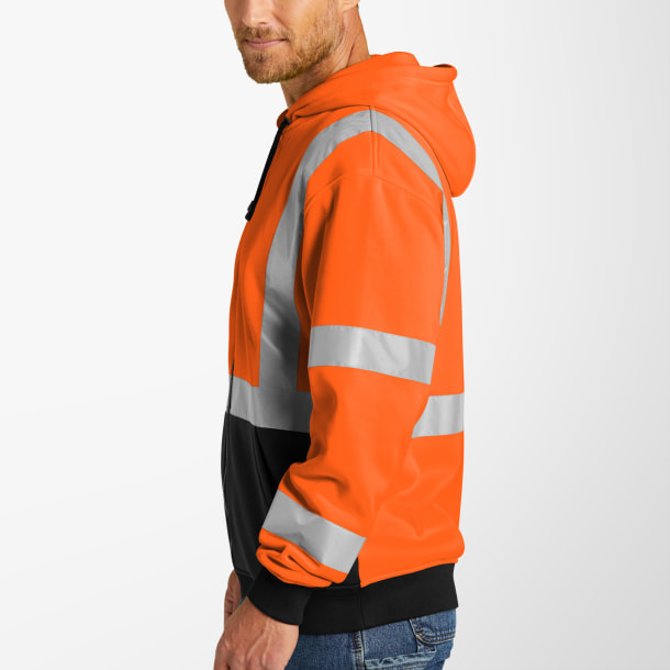 CornerStone® Adult Class 3 Full-Zip Fleece Hoodie