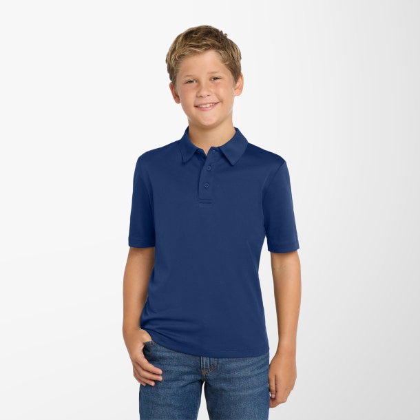 Port Authority® Youth Silk Touch™ Performance Polo