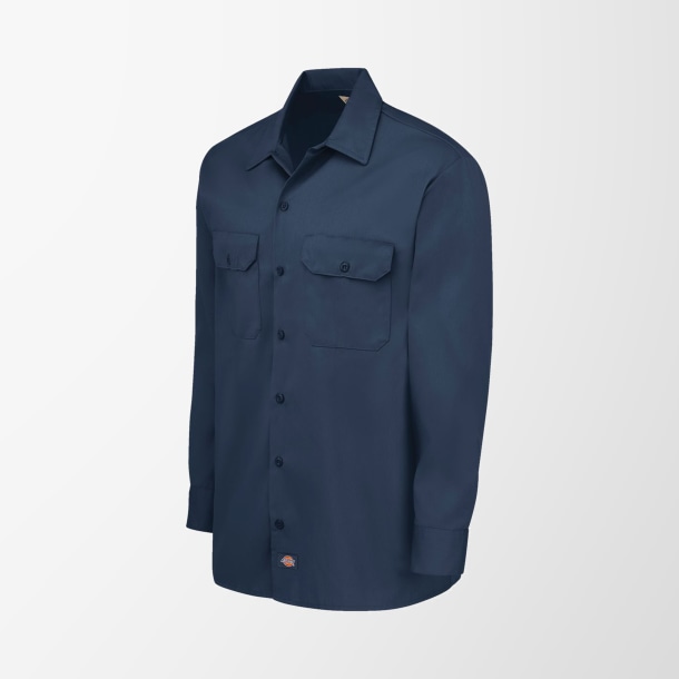Dickies Men's Tall Long-Sleeve Work Shirt