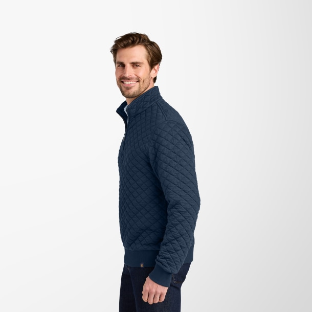 Brooks Brothers® Men's Quilted Quarter-Zip Pullover