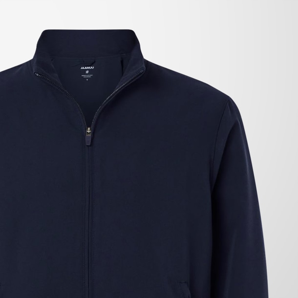 Jaanuu Men's Full-Zip Wolfe Everyday Scrub Jacket