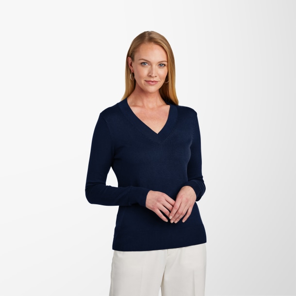 Brooks Brothers® Women’s V-Neck Sweater