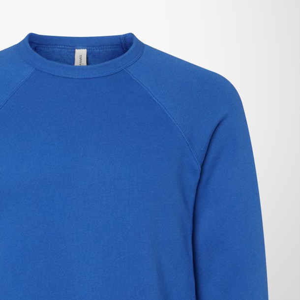 BELLA + CANVAS Adult Raglan Sponge Fleece Crewneck