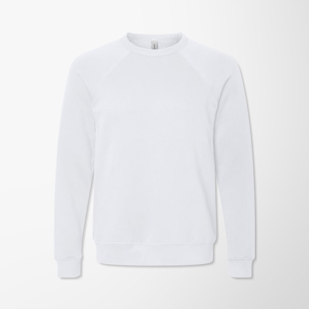 BELLA + CANVAS Adult Raglan Sponge Fleece Crewneck