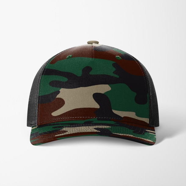 Richardson 5-Panel Printed Trucker Hat