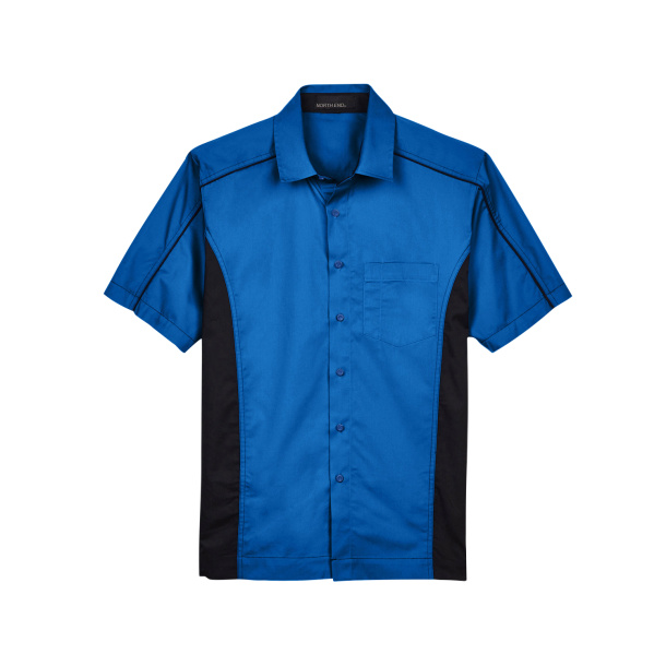 North End® Men's Colorblock Twill Fuse Shirt