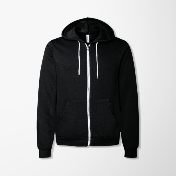 Unisex Full-Zip Hooded Sweatshirt