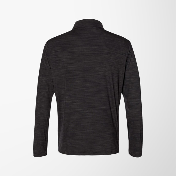adidas® Men's Quarter-Zip Mélange Pullover